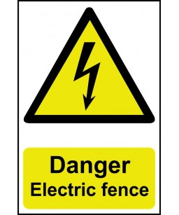 Danger Electric fence...