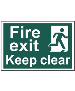 Fire Exit Keep Clear